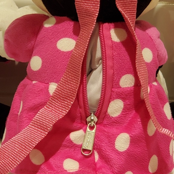 DISNEY Plush Minnie Mouse BACKPACK - Picture 5 of 6